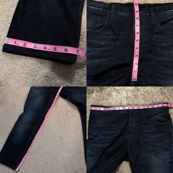 Gucci Mens Dark Blue Jeans Made In Italy - Picture 7 of 8